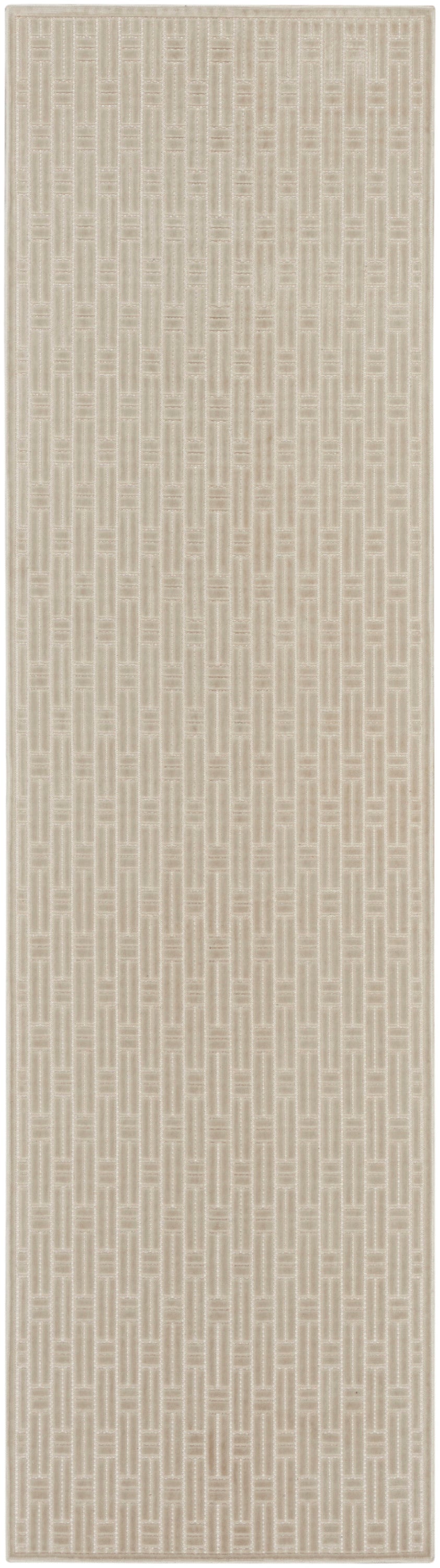 Washable Charm WCH02 Silver Ivory Rug
