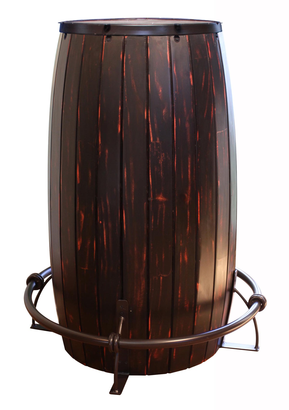 Antique Bistro Table Barrel Design