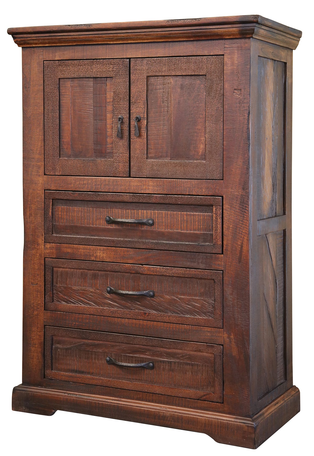 Madeira Chest, 3 Drawer 2 Door