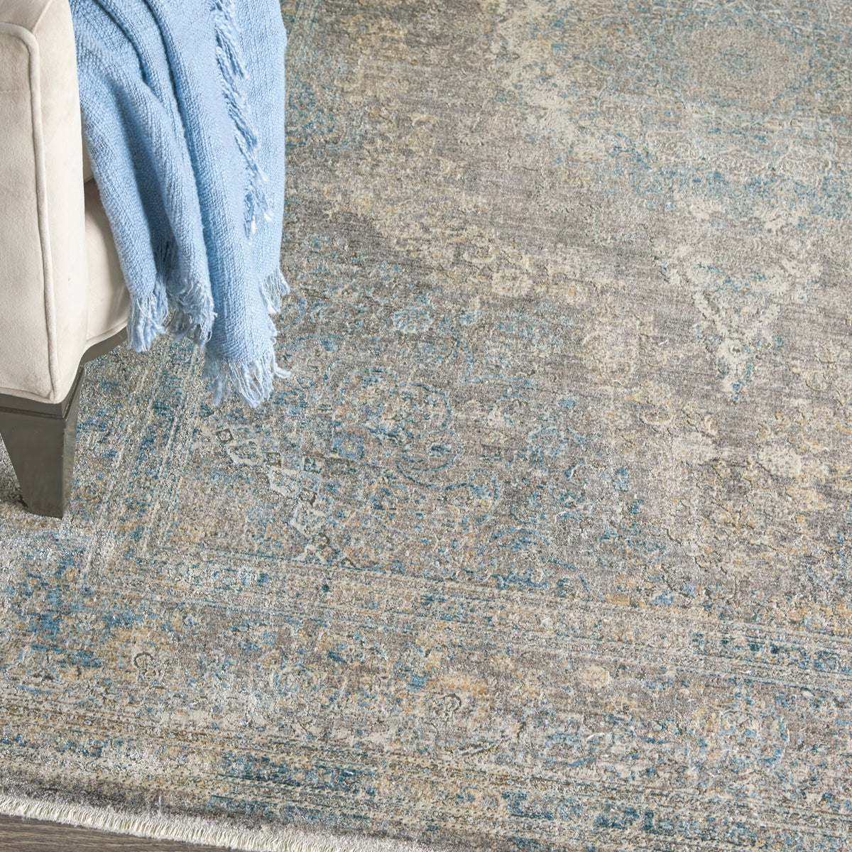 Starry Nights STN06 Cream Blue Rug