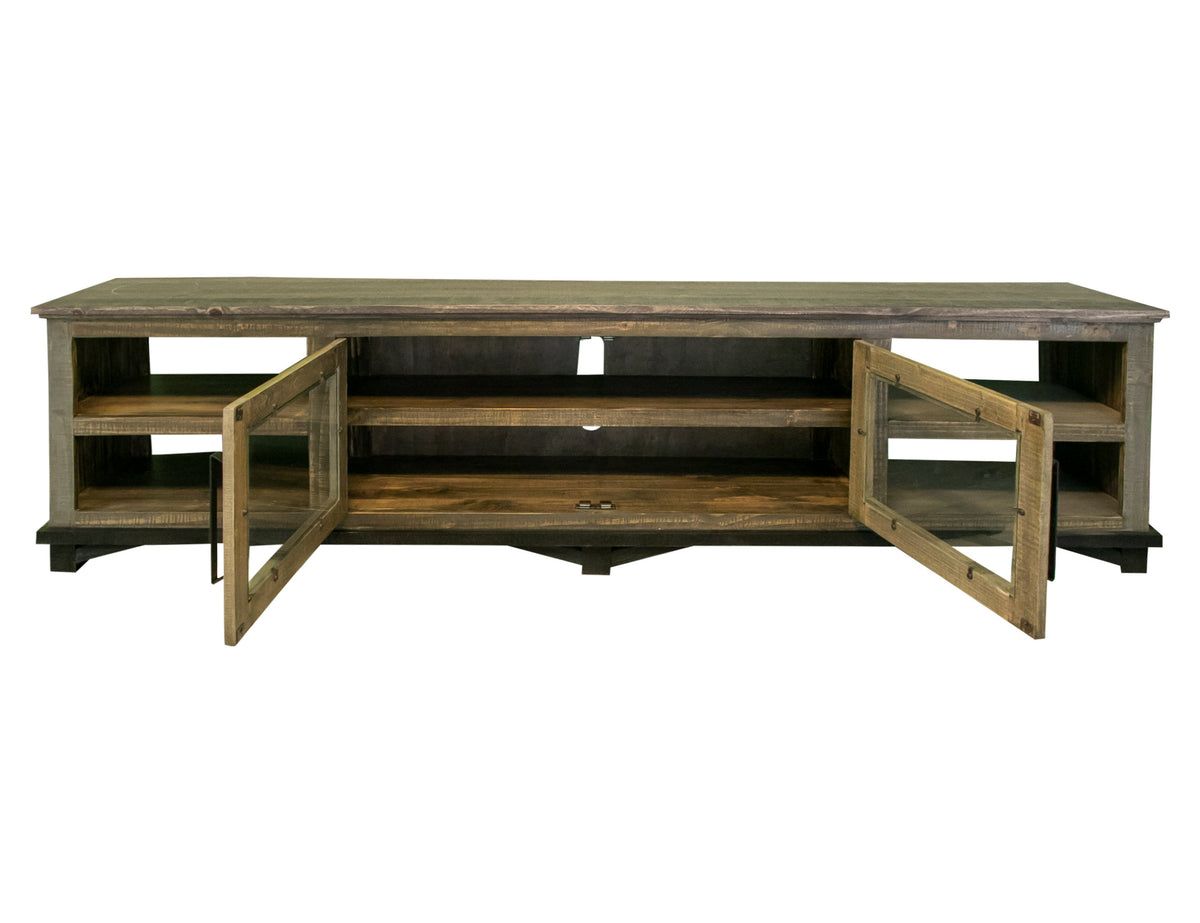 Loft Brown TV Stand, Multicolor, 2 Door 93"