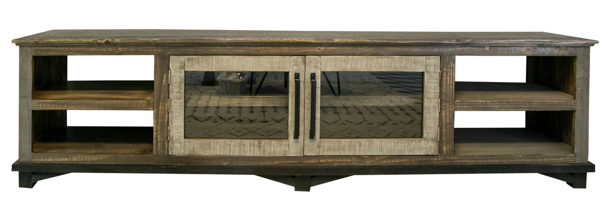 Loft Brown TV Stand, Multicolor, 2 Door 93"
