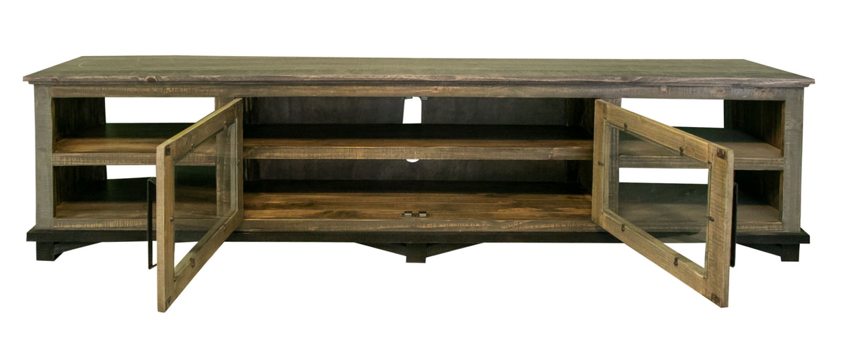 Loft Brown TV Stand, Multicolor, 2 Door 93"