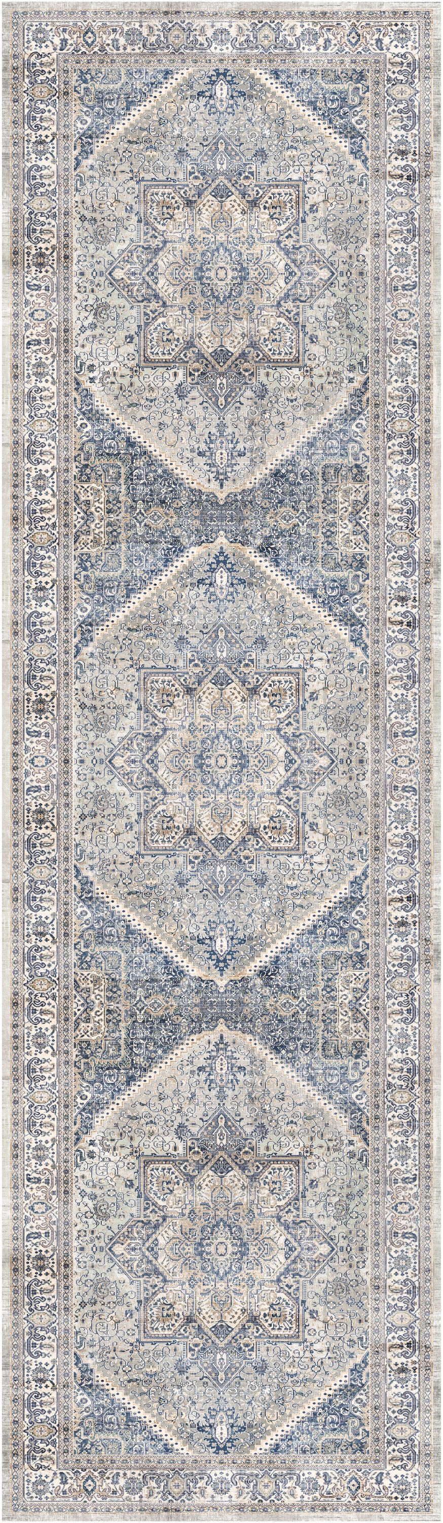 Vintage Home VNH01 Beige Blue Rug