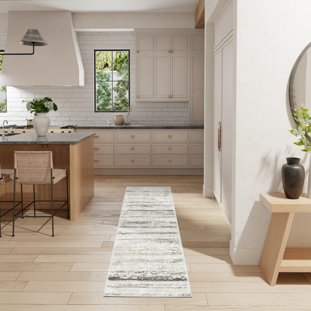 Glitz GLZ10 Cream Grey Rug