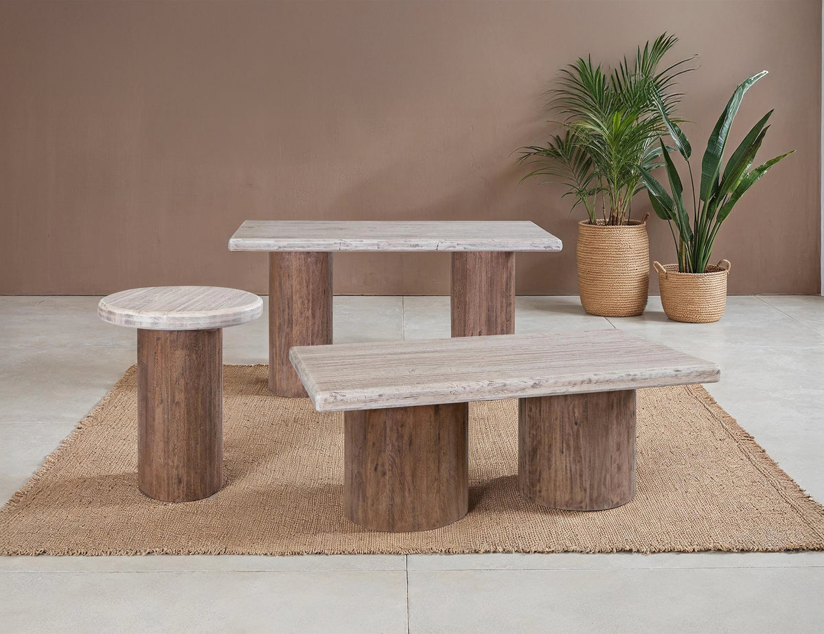 Sahara Sofa Table, Brown