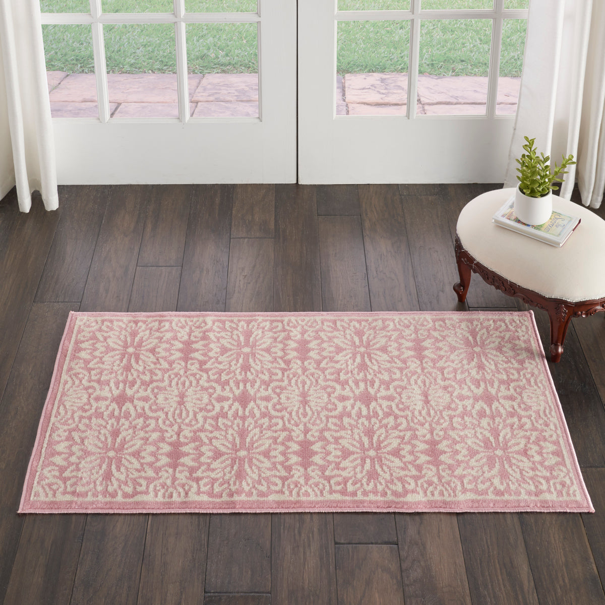 Jubilant JUB06 Ivory Pink Rug