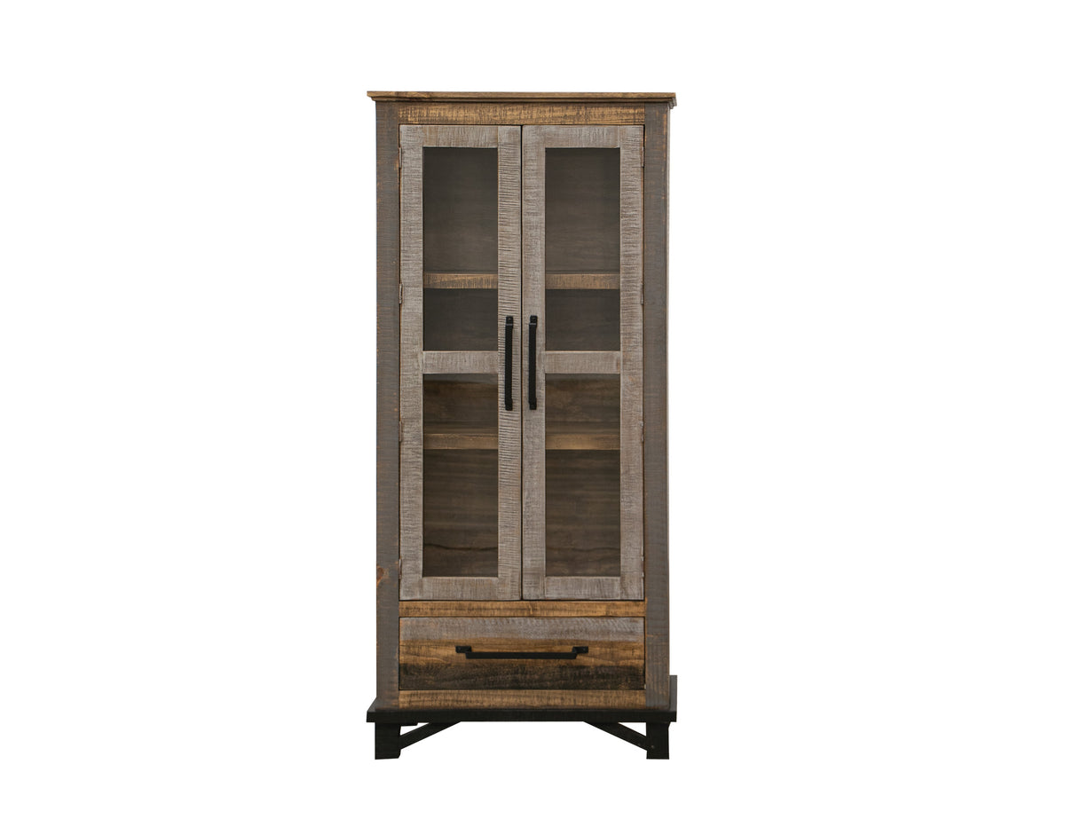 Loft Brown Cabinet, Multicolor, 1 Drawer, 2 Doors