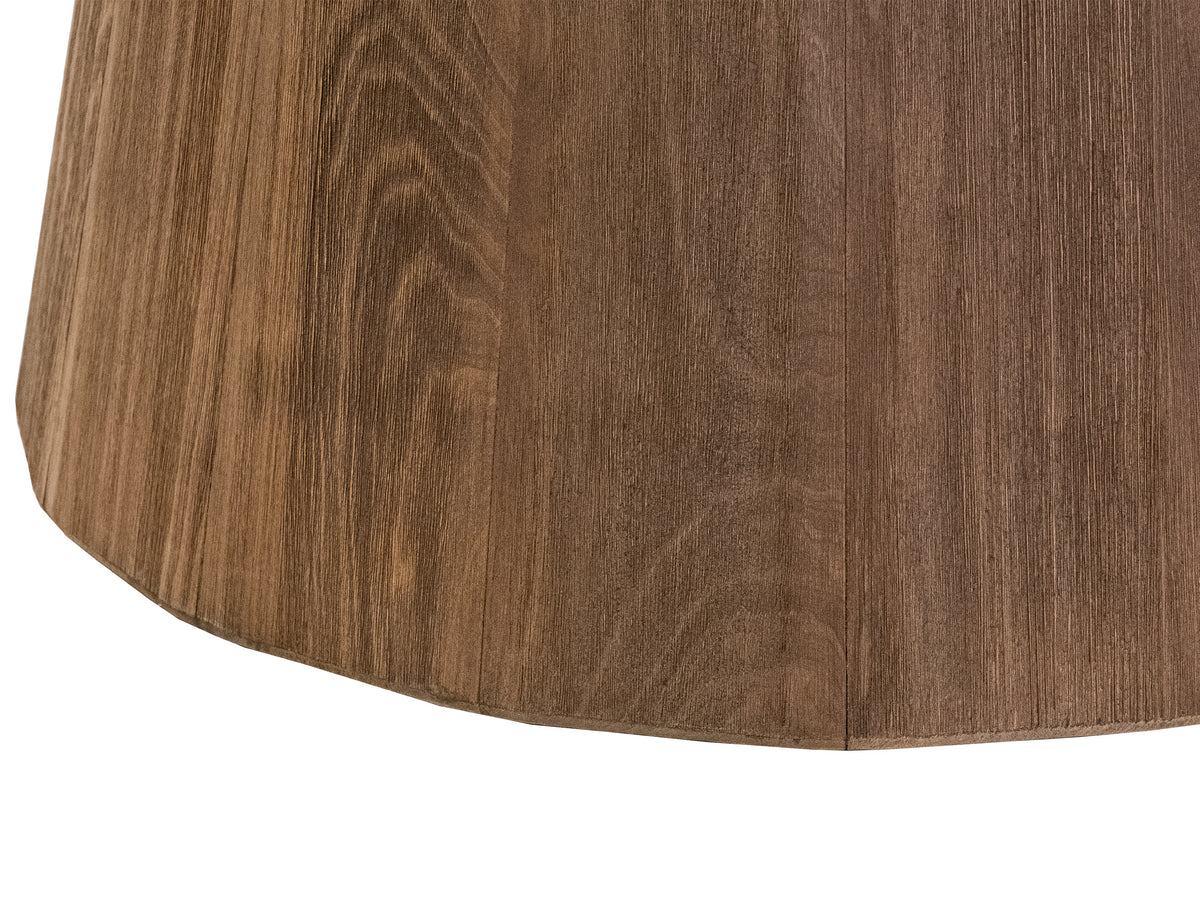 Sahara Round Table, Brown, Table Base Wood