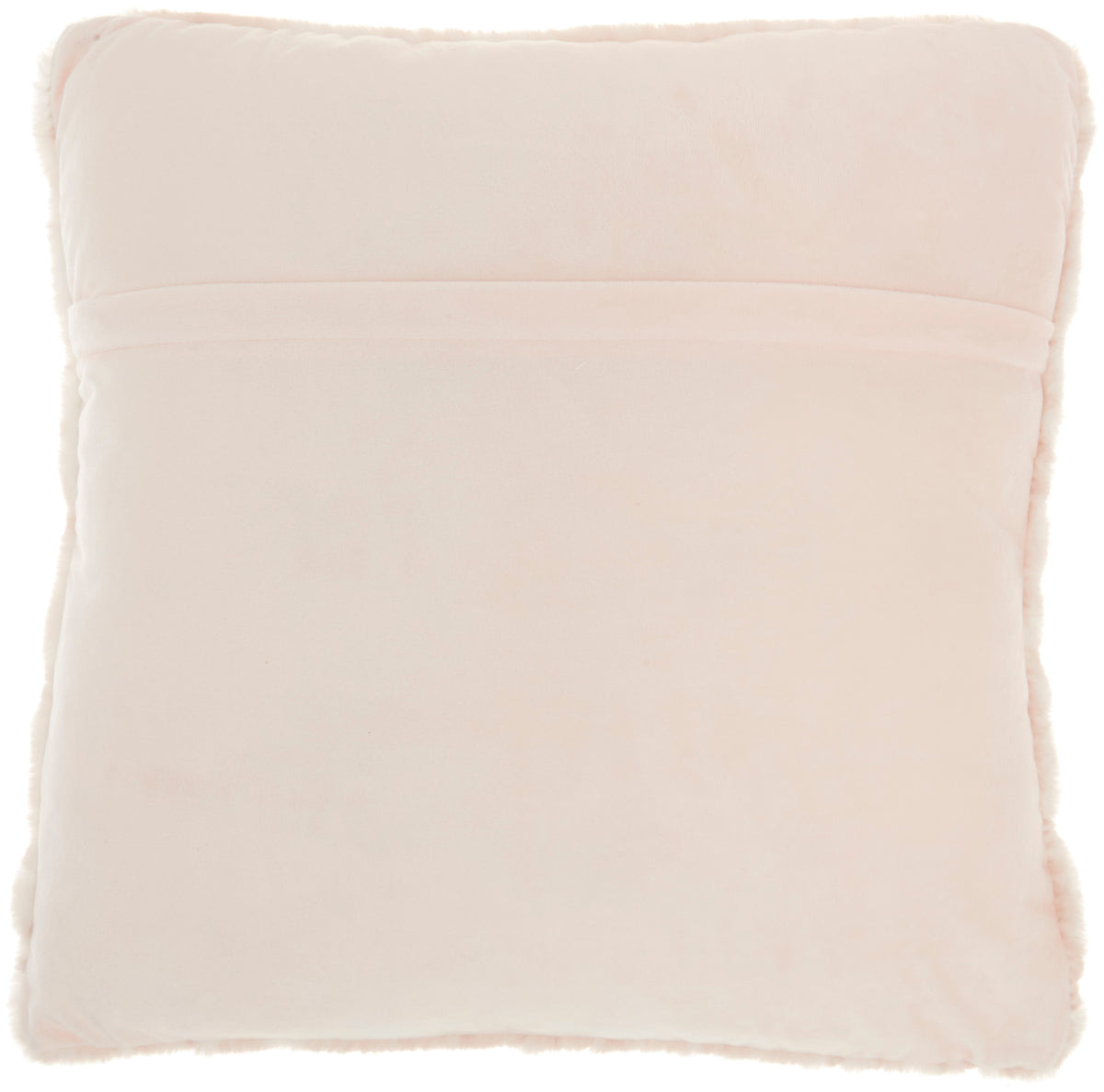 Faux Fur SN101 Blush 20" x 20" Throw Pillows