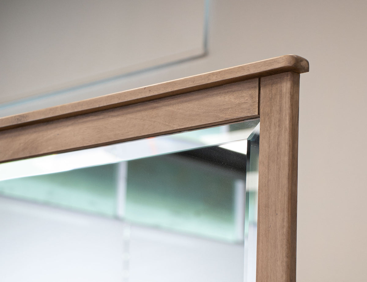 Natural Parota Mirror, Brown