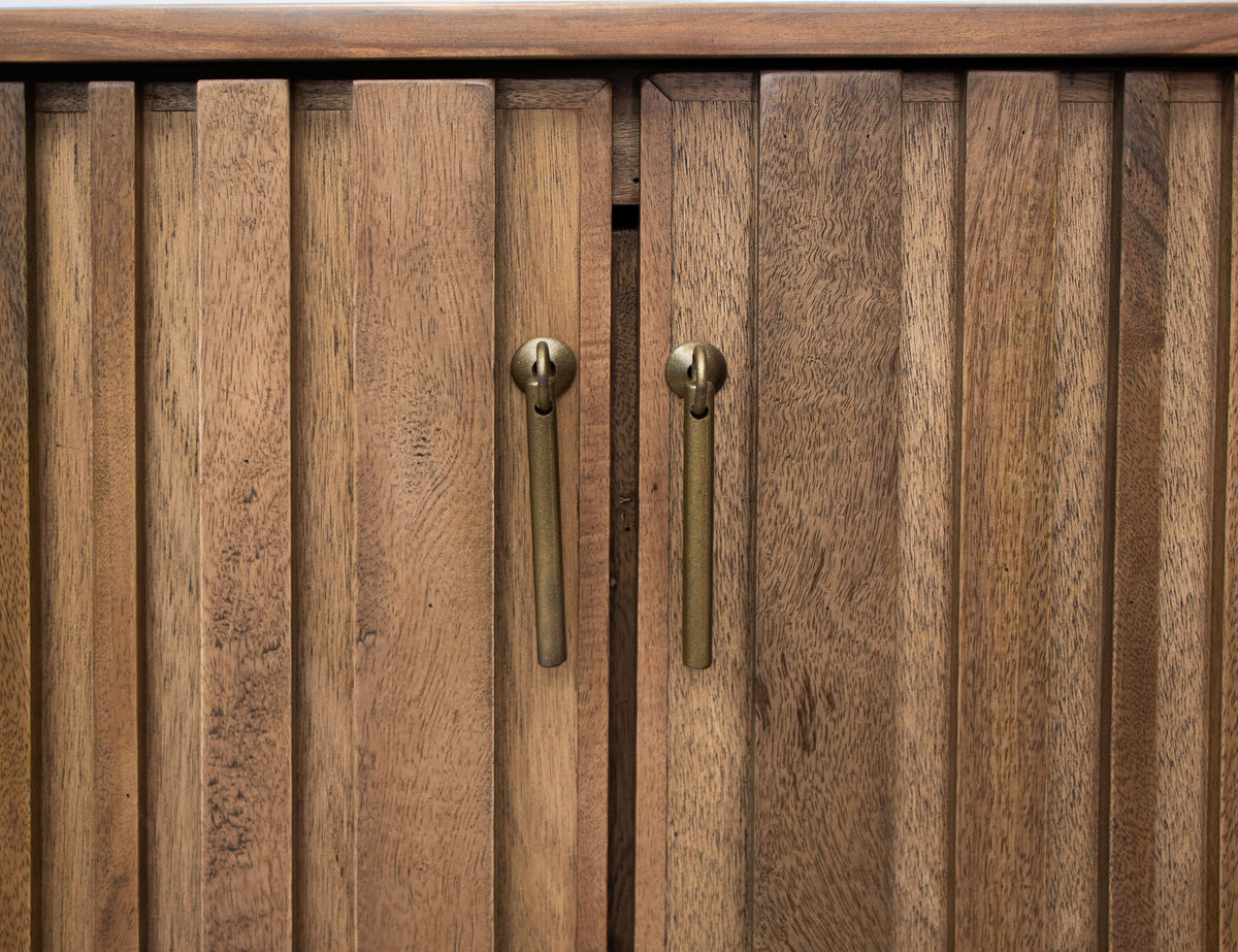 Mezquite Console, Brown, 4 Door