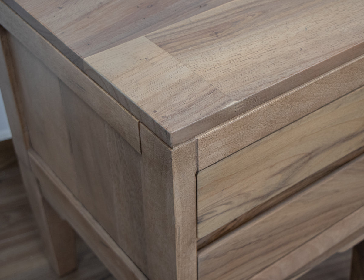 Parota Nova Nightstand, 2 Drawer