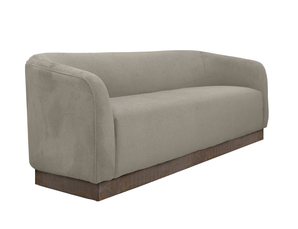 Suomi Loveseat, Gray, Wooden Frame & Base - IUP551-LOV-151