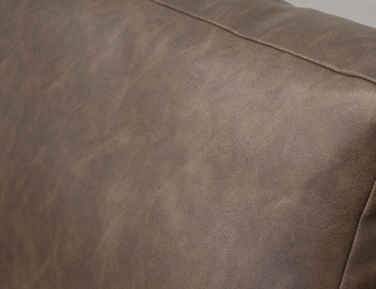 Tyne Armchair, Brown/Black, Wooden Frame & Metal Base