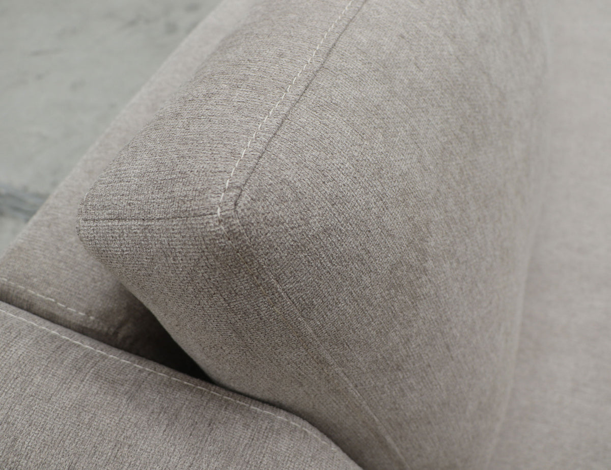 Samba Sofa, Gray, Wooden Frame & Base, Two-Cushion
