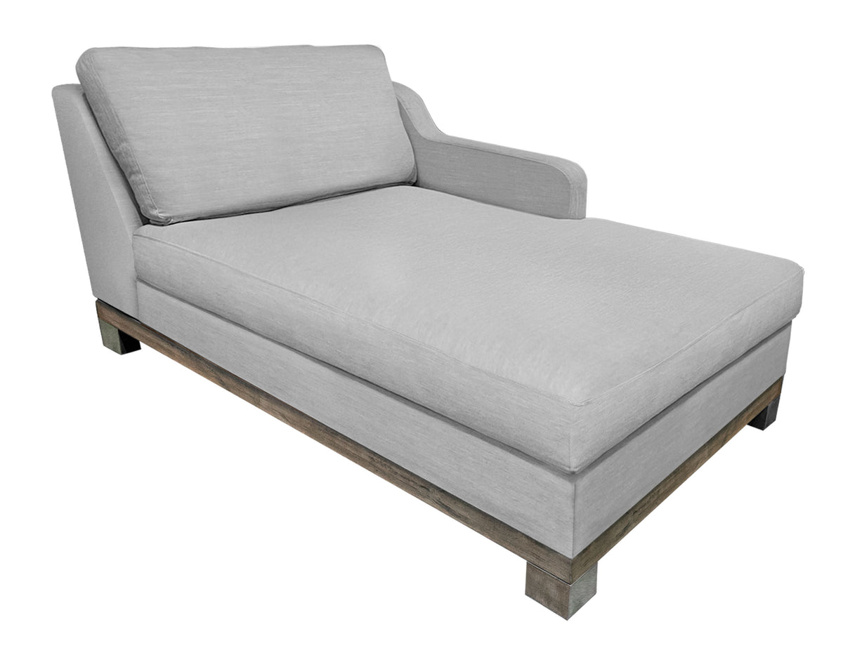 Samba Chaise, Beige, Wooden Frame & Base, Sectional Left - IUP298-CSE-LF-161