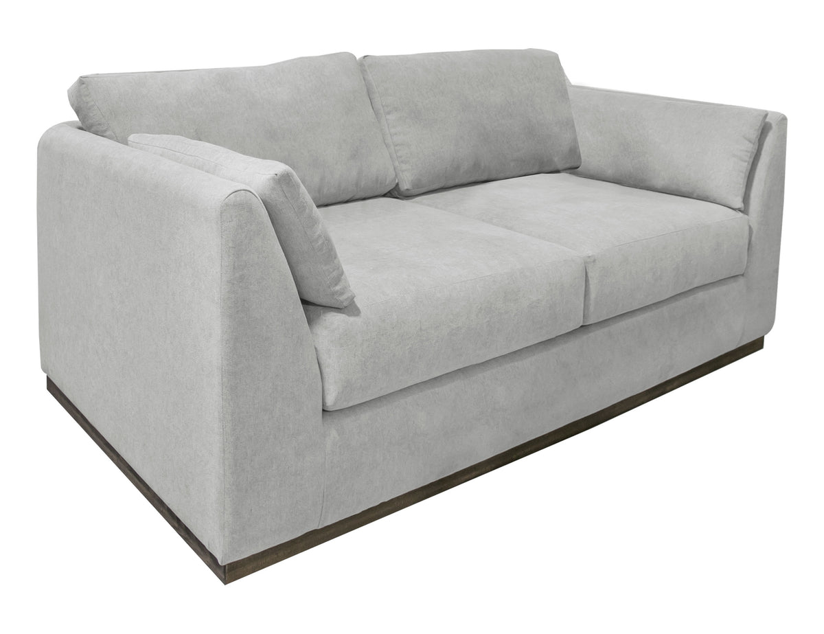 Vallarta Loveseat, Beige, Wooden Frame & Base