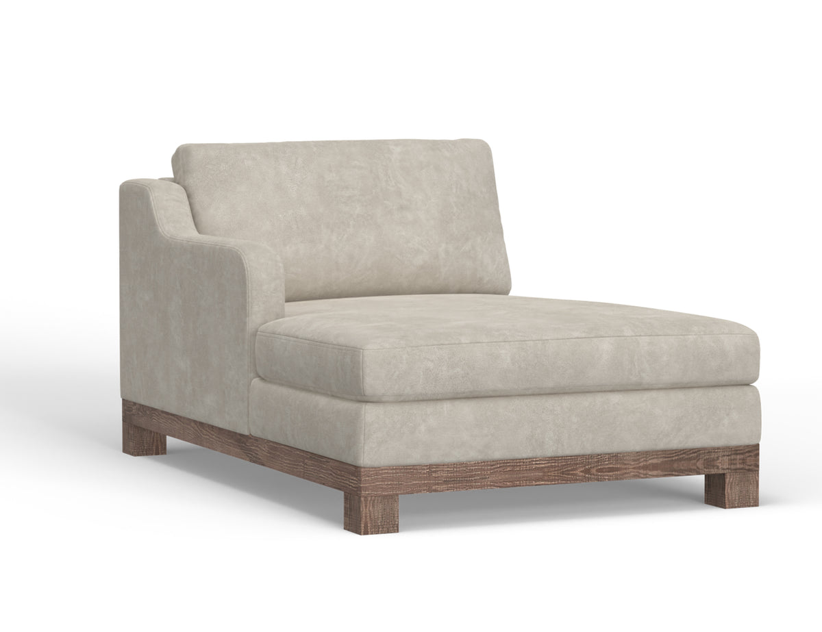 Samba Chaise, Gray, Wooden Frame & Base, Sectional Left - IUP298-CSE-LF-210