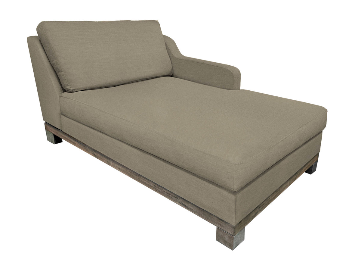 Samba Chaise, Brown, Wooden Frame & Base, Sectional Left - IUP298-CSE-LF-152