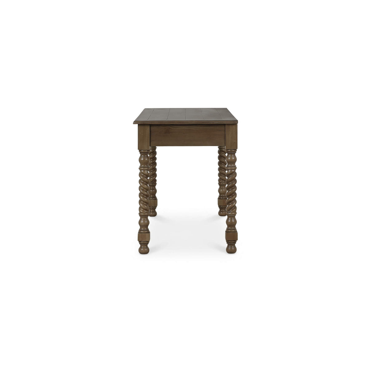 Console Desk w/ Barley Twist Leg in Straw Wash
