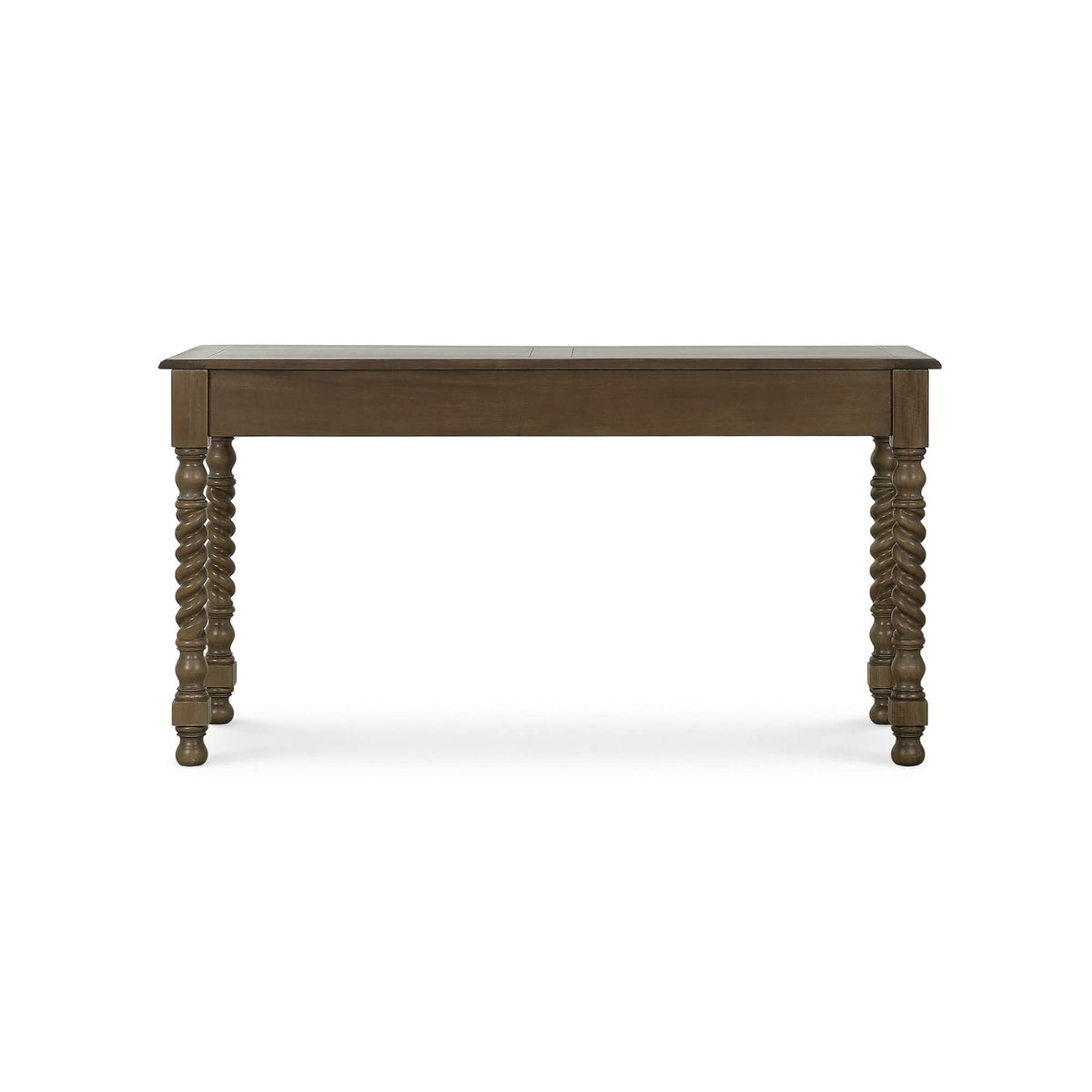 Console Desk w/ Barley Twist Leg in Straw Wash