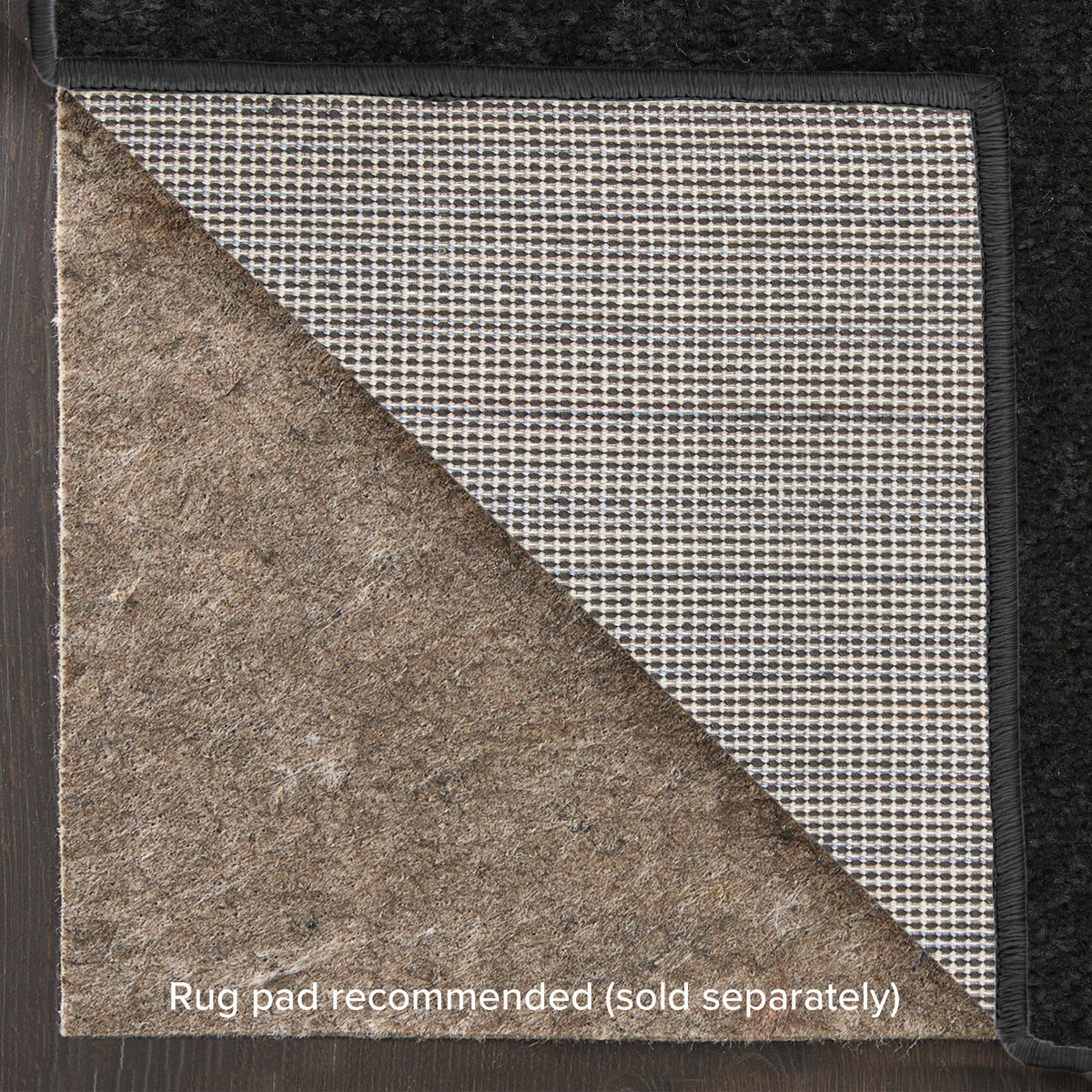 Nourison Essentials NRE01 Black Rug