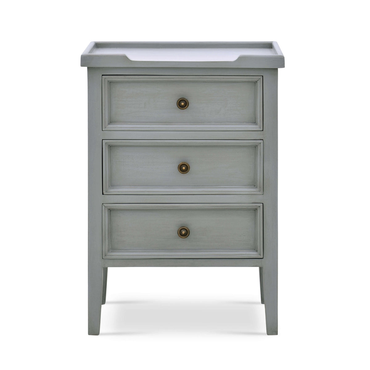 Eton 3 Drawer End Table in Grey Charleston
