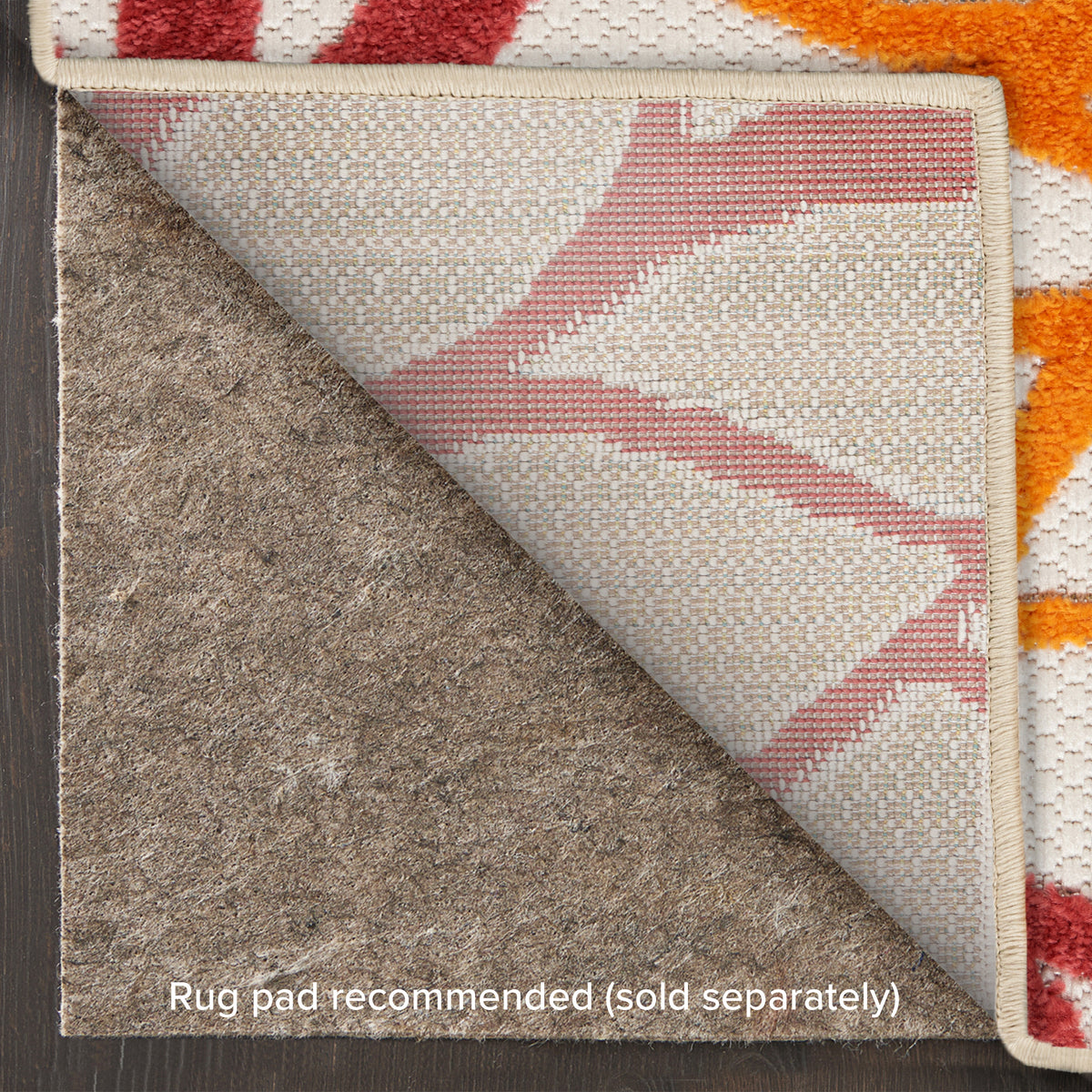Aloha ALH05 Red Multicolor Rug