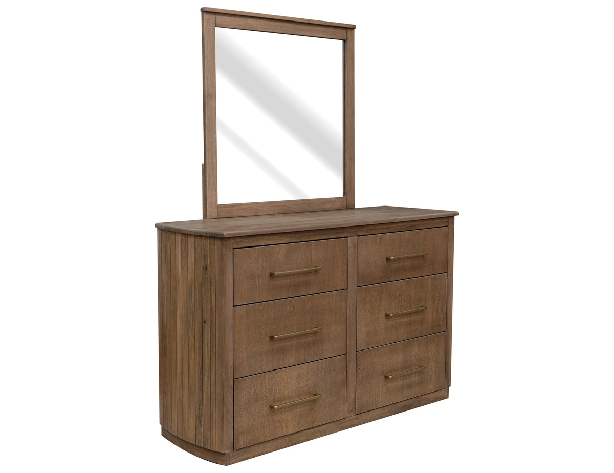 Mezquite Dresser, Brown, 6 Drawer - Mango/Melina