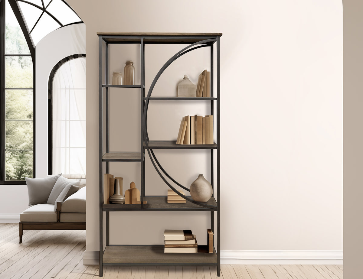 Zandria Bookcase, 7 Shelves