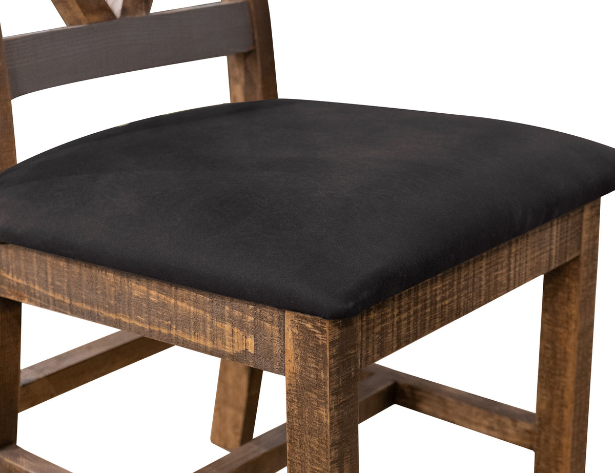 Loft Brown Chair, Multicolor, Wooden - IFD6443CHR