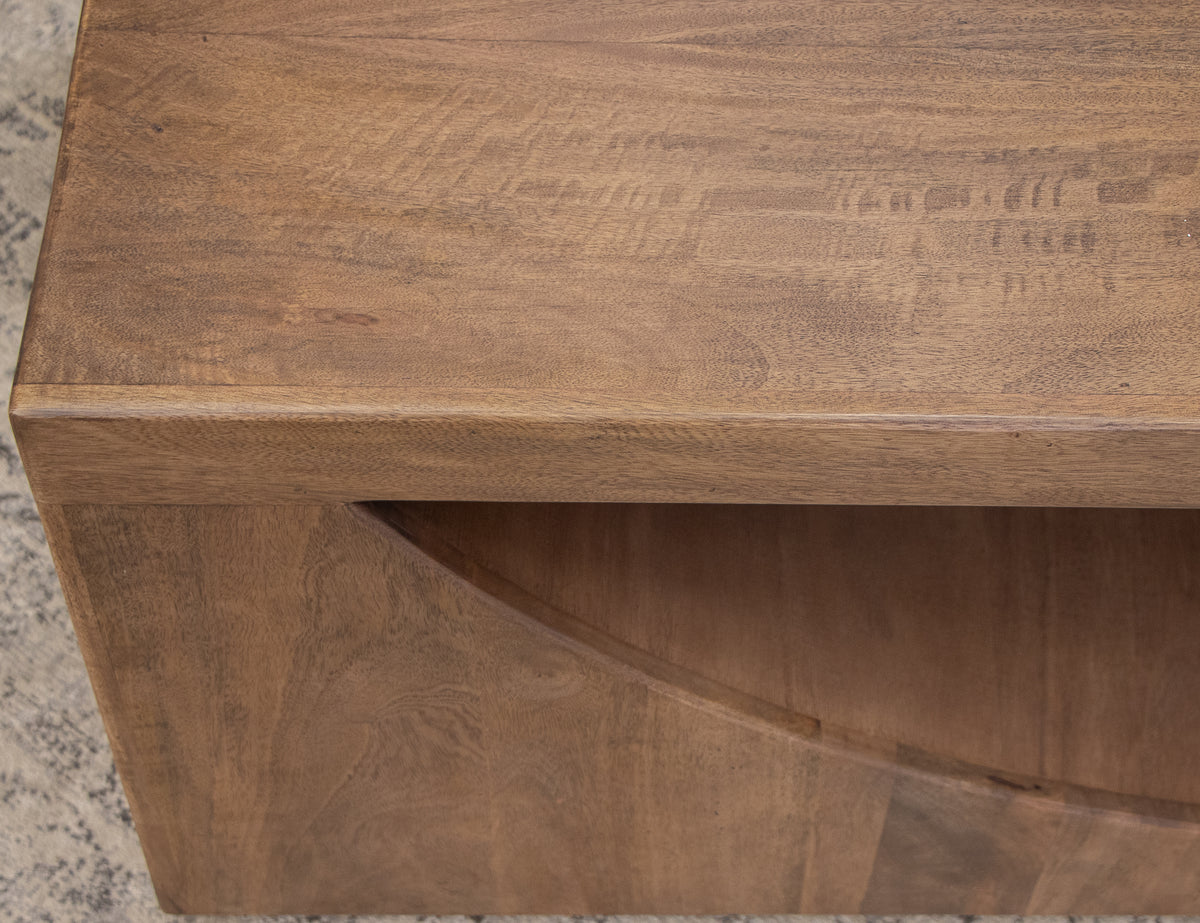 Mezquite Cocktail Table, Brown, Wooden