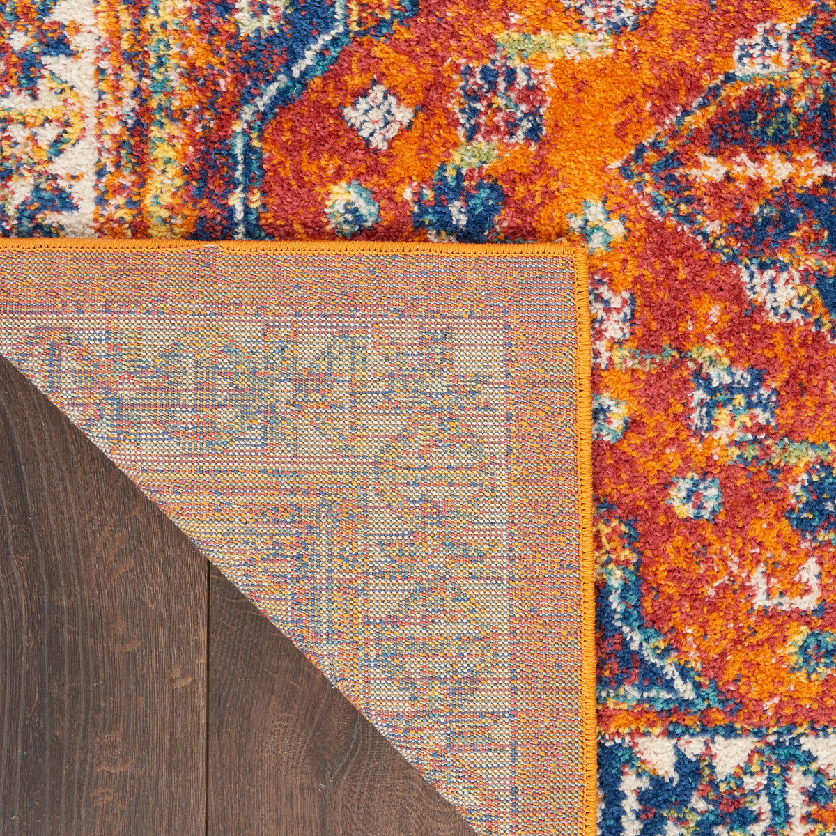 Allur ALR02 Orange Multicolor Rug