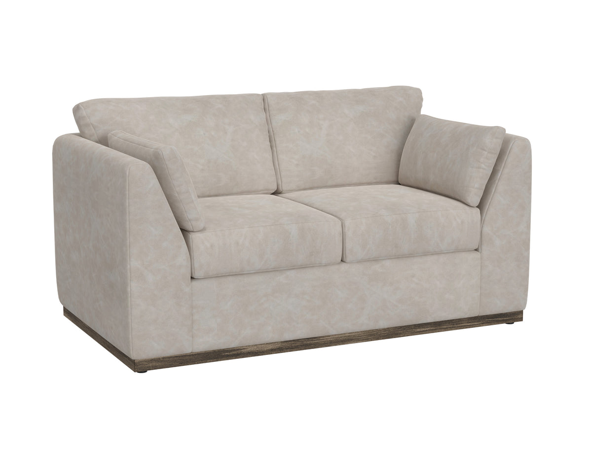 Vallarta Loveseat, Gray, Wooden Frame & Base - IUP882-LOV-210