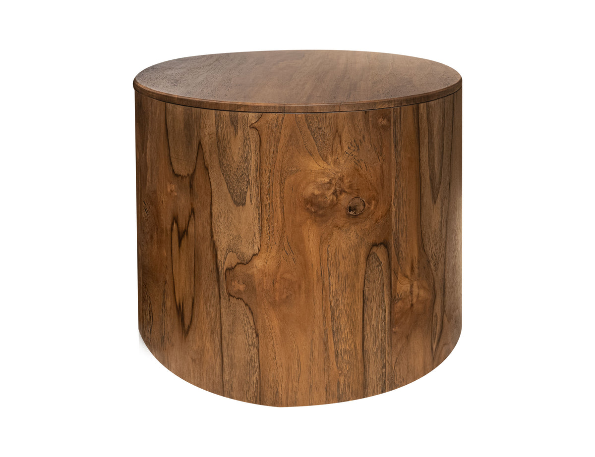 Balam End Table, Brown