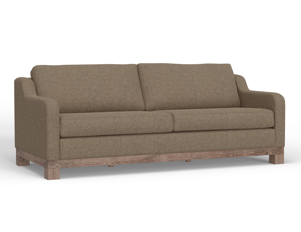 Samba Sofa, Brown, Wooden Frame & Base, Two-Cushion - IUP298-SOF-152-A