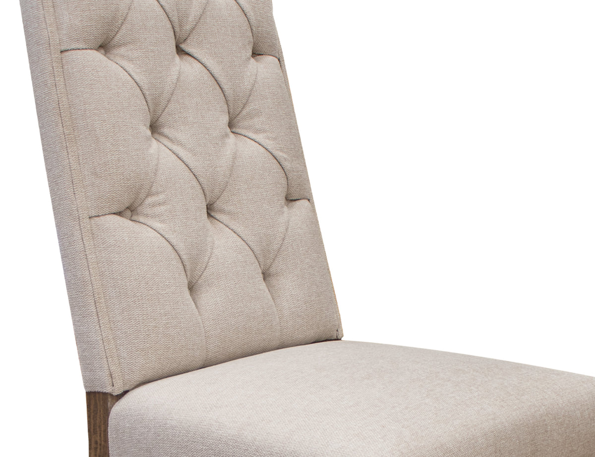 Aruba Chair, White/Brown