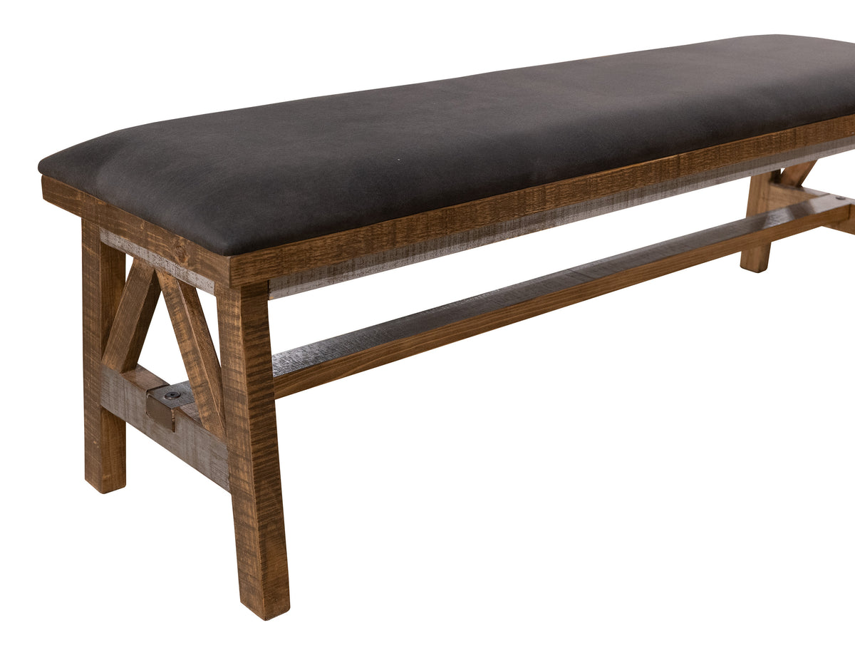Loft Brown Bench, Multicolor