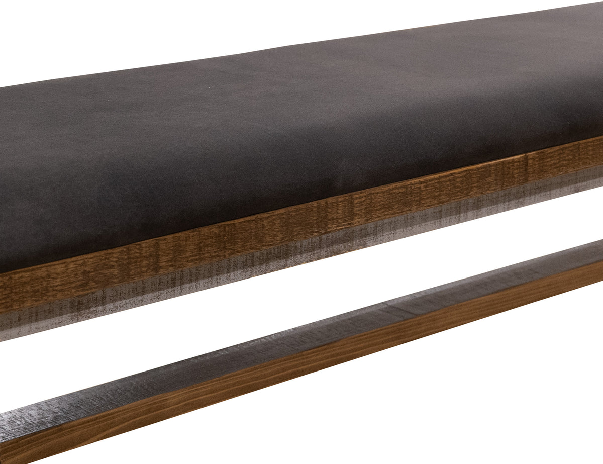 Loft Brown Bench, Multicolor