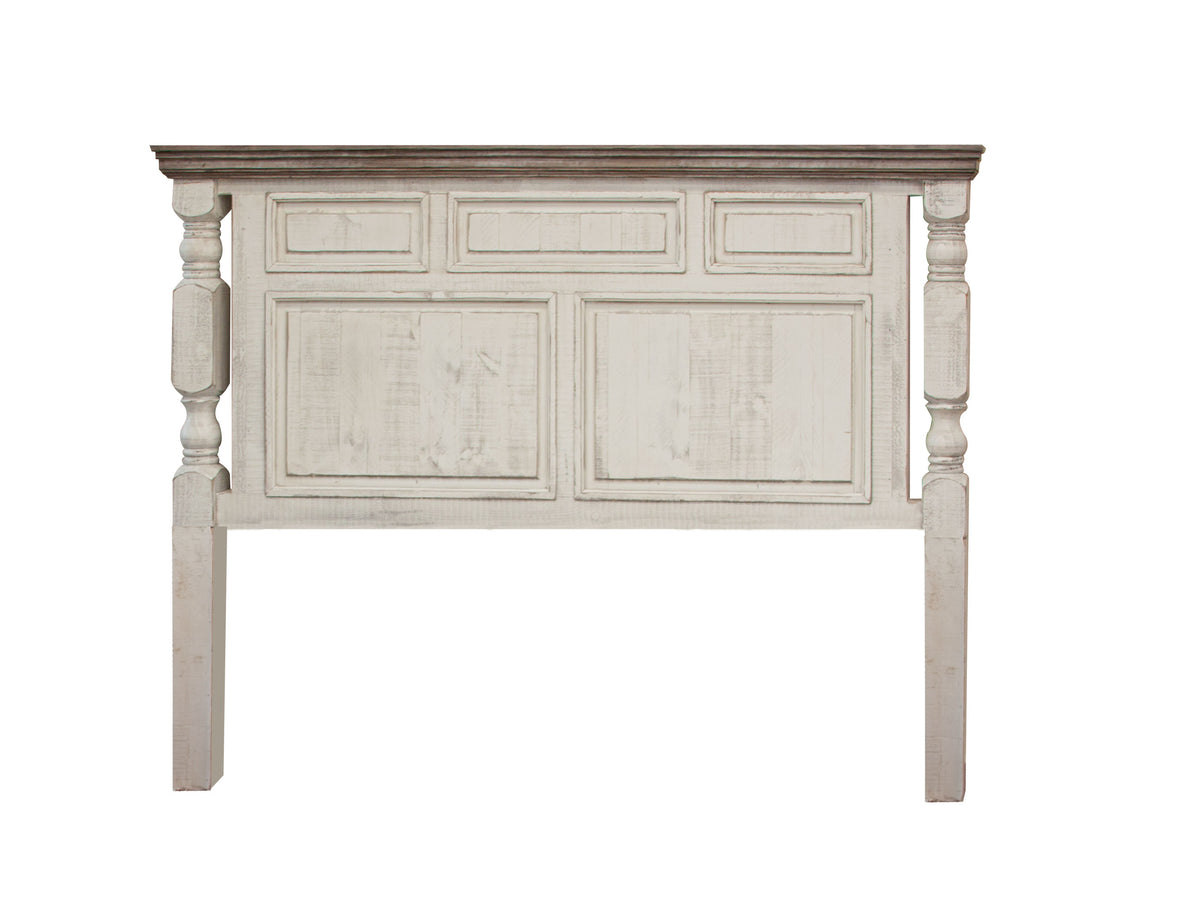 Stone Headboard, White, 5/0