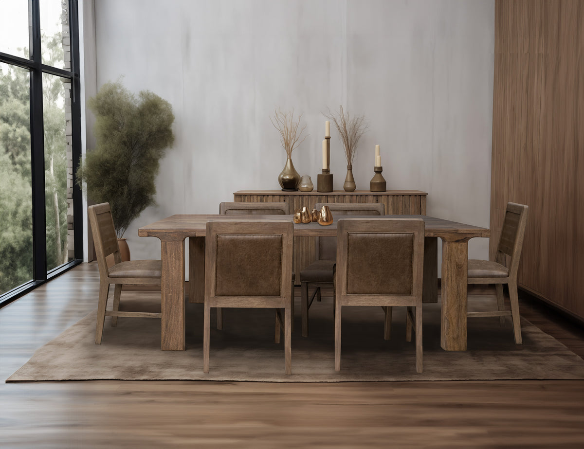 Mezquite Chair, Brown, Wooden