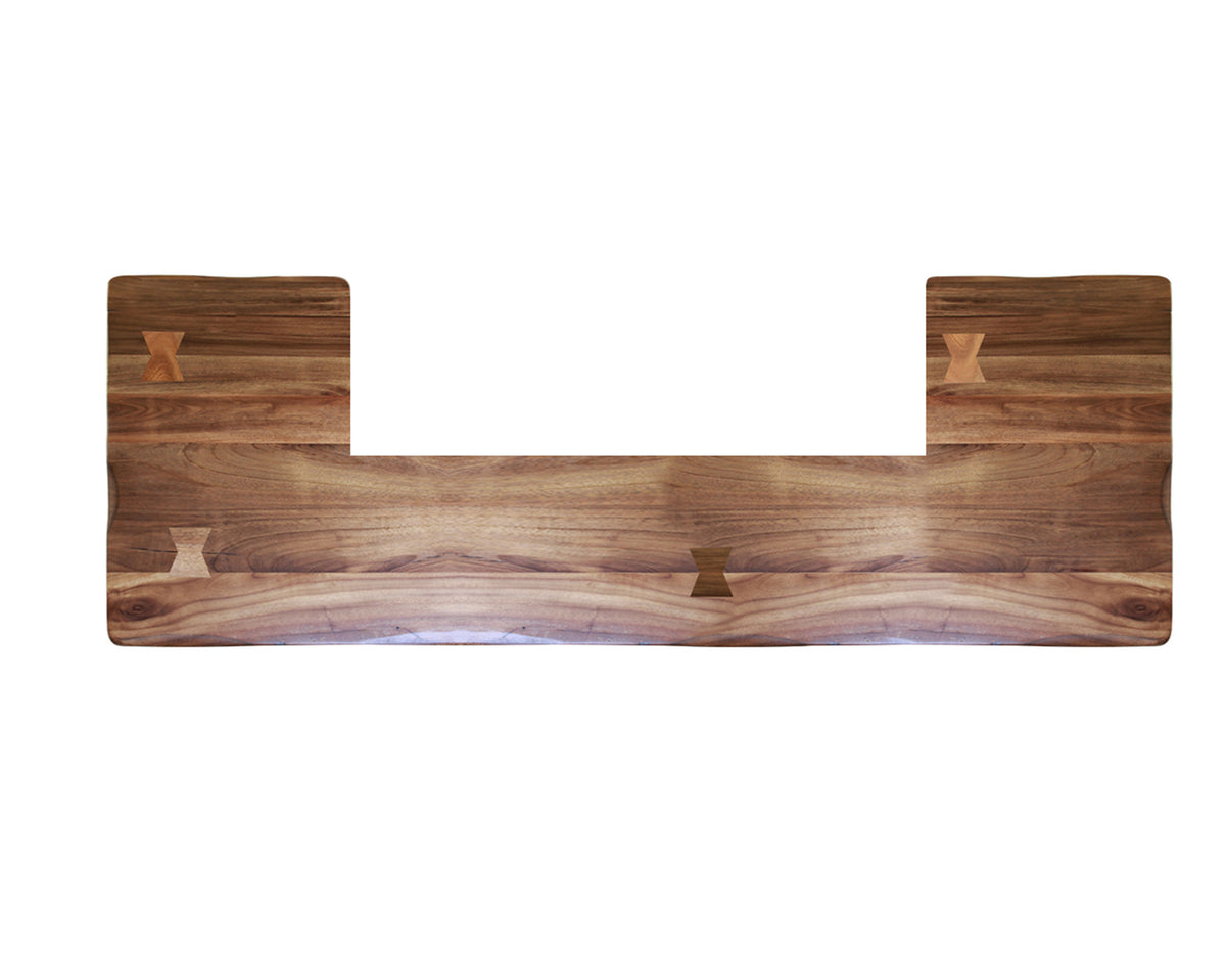 Parota Bar, Brown, Wooden Bar Top