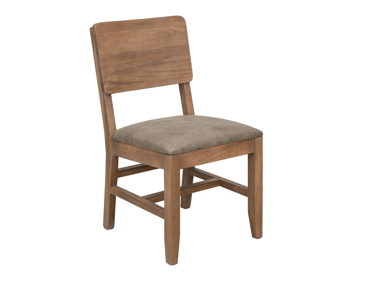 Natural Parota Chair, Brown, Wooden - IFD8681CHR