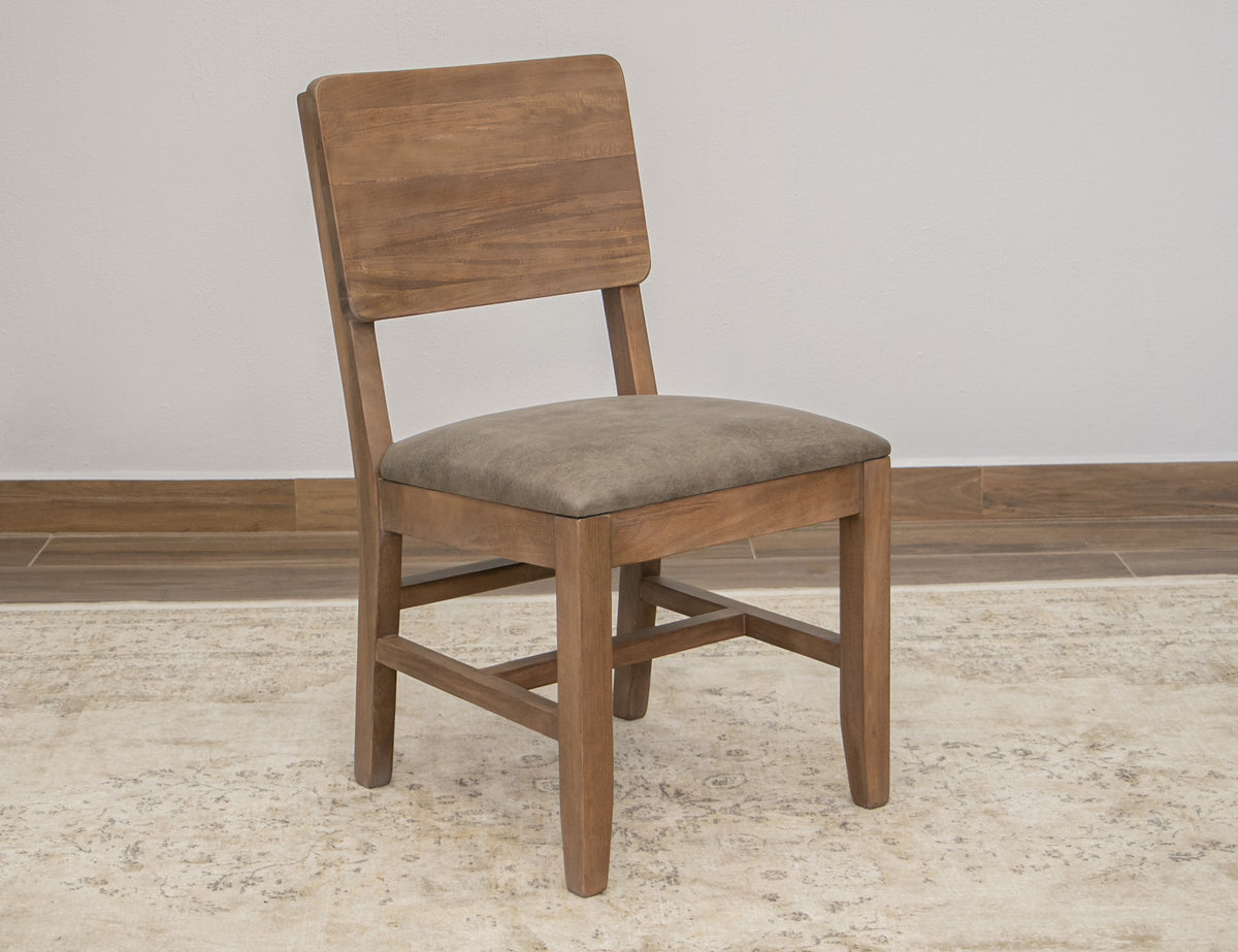 Natural Parota Chair, Brown, Wooden - IFD8681CHR