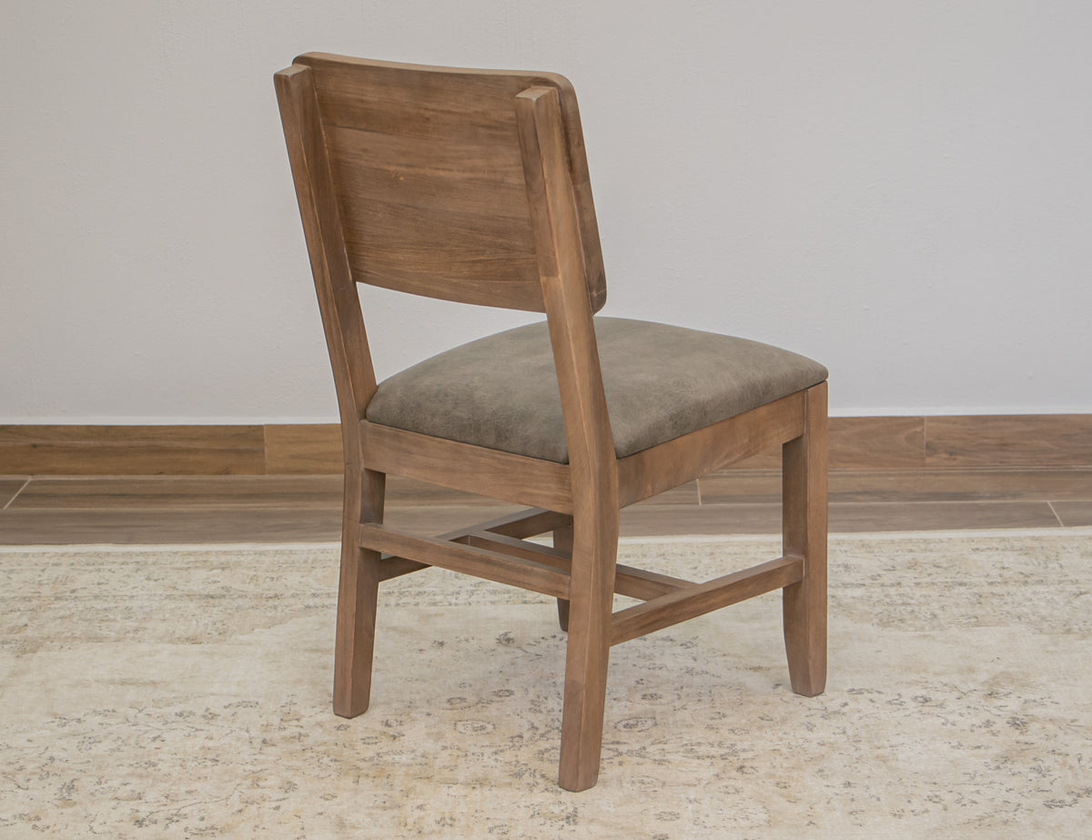 Natural Parota Chair, Brown, Wooden - IFD8681CHR