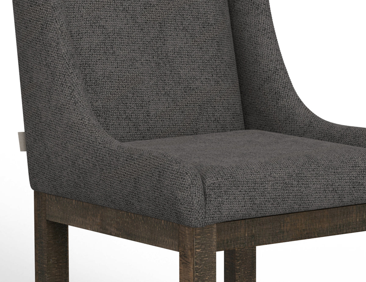 Seating Upholstered Barstool, Gray, Wooden Frame, Barstool 24" - IUP700-BST24-121