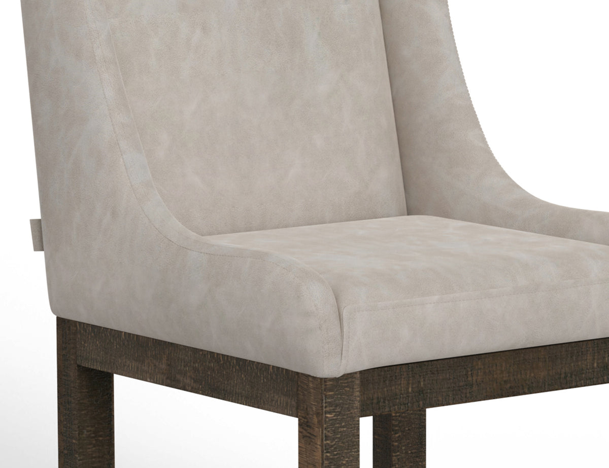 Seating Upholstered Barstool, Gray, Wooden Frame, Barstool 24" - IUP700-BST24-210