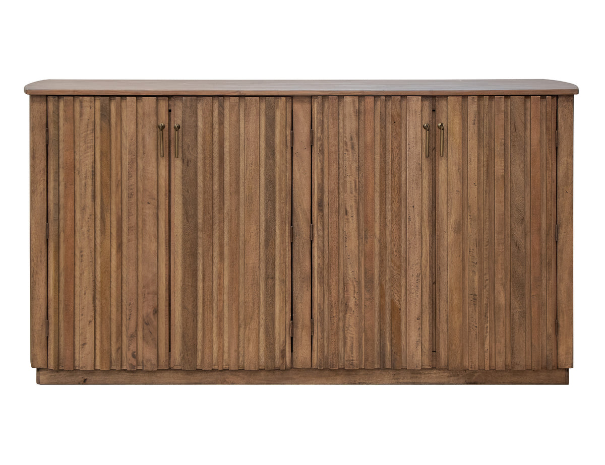 Mezquite Console, Brown, 4 Door