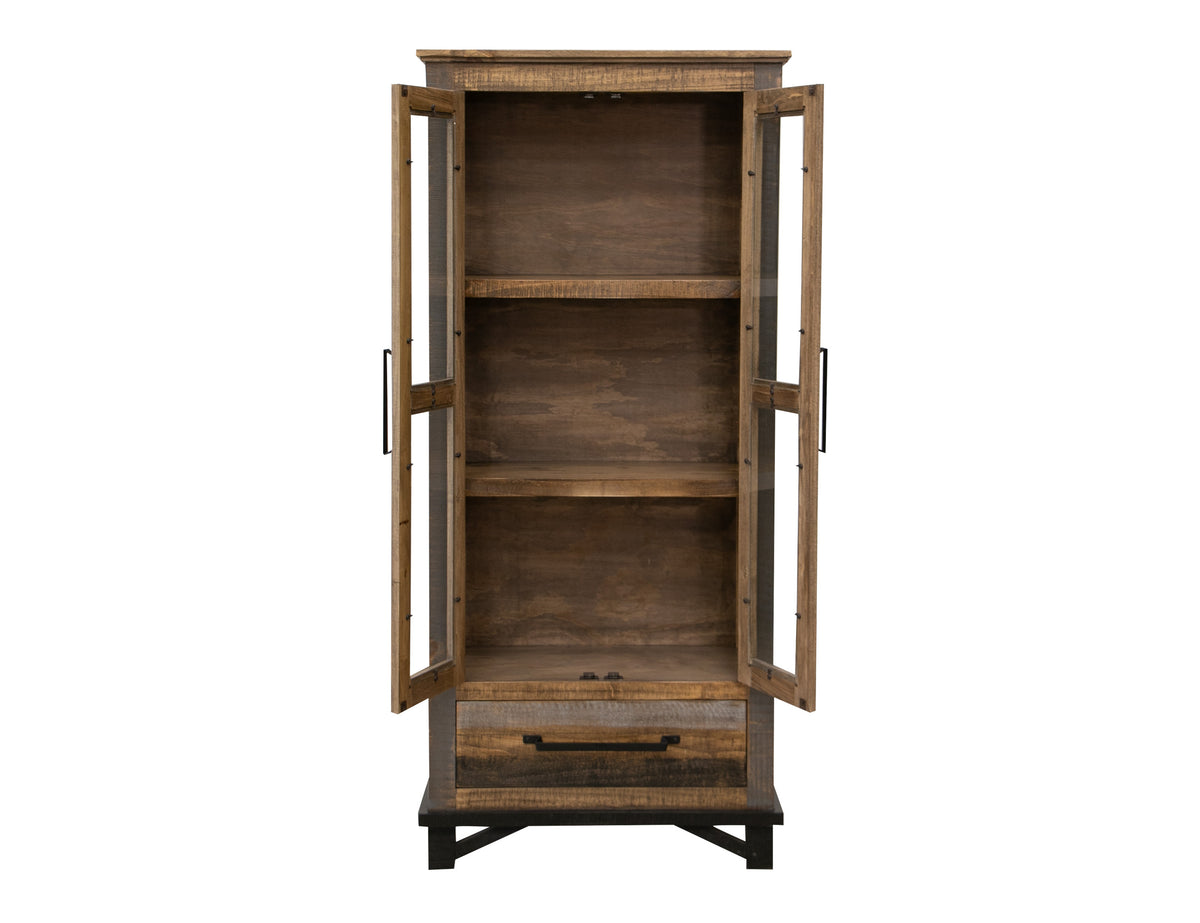 Loft Brown Cabinet, Multicolor, 1 Drawer, 2 Doors